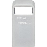 Kingston DataTraveler Micro 128 GB usb-stick Zilver, DTMC3G2/128GB, USB 3.2 Gen 1