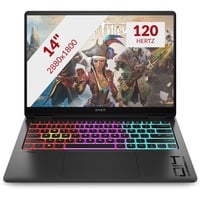 OMEN Transcend 14-fb0090nd (A12LTEA) 14"  gaming laptop Zwart | Core Ultra 9 185H | RTX 4070 | 32 GB | 1 TB SSD | Incl. HyperX Cloud III draadloos gamingheadset