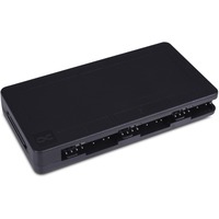 Alphacool Core 6x 4-Pin PWM/DRGB Splitter fancontroller Zwart