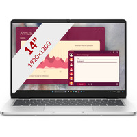 Dell Pro 14 PC14250 (VHHJY) 14"  laptop Platina | Core Ultra 5 235U | Intel Graphics | 16 GB | 512 GB SSD