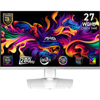 MSI MAG 272QPW QD-OLED X28 26.5" gaming monitor Wit, 2x HDMI, DisplayPort, USB-C, 280 Hz