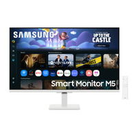 SAMSUNG Smart Monitor M5 S32FM501EU 31.5" Wit, 2x HDMI, Wi-Fi 5, Audio