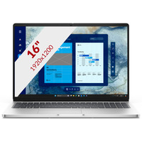 Dell Pro 16 PC16250 16"  laptop Platina | Core Ultra 5 235U | Intel Graphics | 16 GB | 512 GB SSD