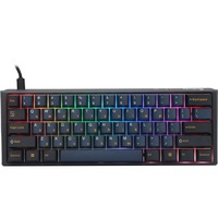 Ducky One 3 Pro Mini RGB mechanisch gaming toetsenbord Zwart, US lay-out (QWERTY), Cherry MX2A Blue, 60%, RGB led, Double-shot PBT, QUACK Mechanics, hot swap