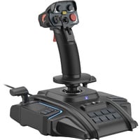 HORI ACE COMBAT 8: WINGS OF THEVE Flight Stick joystick Zwart, PlayStation 4, PlayStation 5, Pc