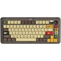 Iqunix ZX75 Happy Ape Wireless Mechanical Keyboard Bruin, US lay-out (QWERTY), TTC Holy Panda, 75%, RGB leds, Hot-swappable, Double-shot PBT, 2.4GHz | Bluetooth 5.1 | USB-C