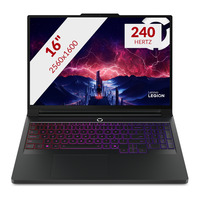 Lenovo Legion Pro 7 16AFR10H (83RU004CMH) 16"  gaming laptop Zwart | Ryzen 9 9955HX3D | RTX 5080 | 64 GB | 1 TB SSD | OLED