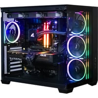 ALTERNATE Ryzen 7 - RX 9060 XT Gaming pc Powered by ASUS Zwart | R7 7800X3D | RX 9060 XT | 16 GB | 1 TB SSD