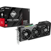 ASRock Radeon RX 9070 XT Steel Legend Dark 16GB grafische kaart 3x DisplayPort, 1x HDMI 2.1, RDNA4