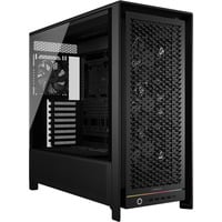 Corsair FRAME 5000D RS midi tower behuizing Zwart | 4x USB-A | 1x USB-C | RGB | Tempered Glass