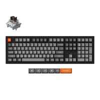 Keychron K10 Max-H13 RGB mechanisch toetsenbord Zwart, US lay-out (QWERTY), Keychron Apex Brown, 100%, RGB leds, OSA Double-shot PBT, hot swap, USB-C | 2.4 GHz | Bluetooth 5.1