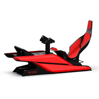 Res-Tech X1 Cockpit racing simulator Zwart/rood
