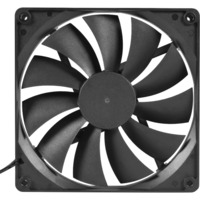 Alphacool Alpha Core 140mm fan PWM 2000 bk case fan Zwart