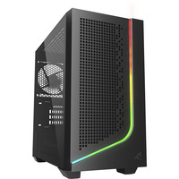Sharkoon J1000 ARGB midi tower behuizing Zwart | 3x USB-A | RGB | Tempered Glass