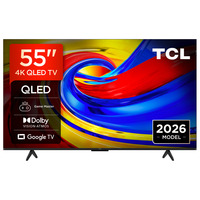 TCL 55QLED780L 4K Ultra HD Smart TV 55" Zwart, 3x HDMI, USB-A, LAN, WiFi 5, BlueTooth, USB-A
