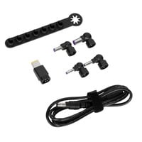 Targus 90 W Legacy accessoireset (DC-kabel naar tip + 5 tips + opberghouder) adapter Zwart, voor Targus dockingstations