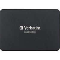 Verbatim    2TB  525/560MB Vi550 S3   SA3 VER SSD Zwart, 49354, SATA 6 Gb/s, 2,5"