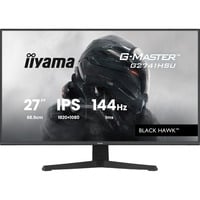 iiyama G-Master Black Hawk G2741HSU-B1 27" gaming monitor Zwart, 144Hz, HDMI, DisplayPort, USB, Audio, AMD Free-Sync
