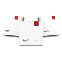 FRITZ! Mesh Wi-Fi Set 1700 triopack Edition International repeater Wit, 3 stuks, Wi-Fi 7, 3600 Mbit/s