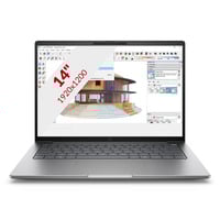 HP ZBook 8 G1i (B72W7ET) 14" laptop Zilver | Core Ultra 7 255H | RTX 500 Ada | 32 GB | 1 TB SSD