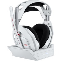 Logitech G Astro A50 LIGHTSPEED over-ear gaming headset Wit, Basisstation (Gen 5), Pc, Xbox, PS5, Nintendo Switch, Bluetooth / USB-C