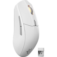 SteelSeries Rival 3 Wireless Gen 2 gaming muis Wit, 18.000 DPI, RGB, 2.4Ghz / Bluetooth 5.0