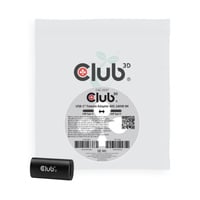 Club 3D CAC-2507 USB-C female adapter Zwart, 40G, 240W, 8K60Hz