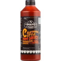 Grate Goods California Style Hot Barbecue Sauce saus 775 ml | Pittig en fruitig