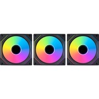 Lian Li UNI FAN SL-INFINITY 120 RGB case fans Zwart, 3 stuks, 120 x 122 x 25 mm, PWM, Incl. controller