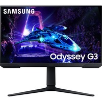 Samsung Odyssey G3 G30D 24" gaming monitor Zwart, HDMI, DisplayPort, 180 Hz