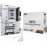 ASUS X870 MAX GAMING WIFI7 W socket AM5 moederbord Wit