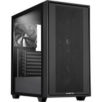 Chieftec Night Hunter midi tower behuizing Zwart | 2x USB-A | 1x USB-C | Tempered Glass