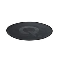 HerQs Grounder Chief Heat Mat Zwart, Ø 90 cm