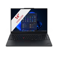 Lenovo ThinkPad E16 Gen 3 AMD (21ST005XMH) 16"  laptop Zwart | Ryzen 7 250 | Radeon 780M | 32 GB | 1 TB SSD