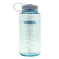 Nalgene Wide Mouth Sustain Water Bottle, 1 Liter drinkfles Lichtblauw