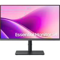 Samsung Essential S4 S43UF 24" monitor Zwart, HDMI, DisplayPort, 4x USB-A, USB-C, RJ-45