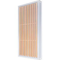 Lian Li B4-mATX Vertical AeroDeck, tower behuizing Wit/houtkleur