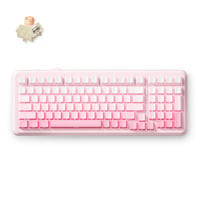 MCHOSE K99 V2 Wireless Gasket Mount Mechanical Keyboard Lichtroze, US lay-out (QWERTY), Kailh Box Icy Creamsicle, 99%, RGB, PBT Keycaps, Hot-Swap, 2.4 GHz | Bluetooth | USB-C