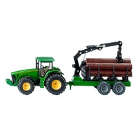 SIKU SIKU FARMER Traktor mit Forstanhänger Modelvoertuig 