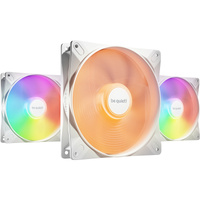 be quiet! Light Wings LX PWM 140mm Reverse RGB case fans Wit, 3 stuks, 140 x 140 x 25 mm, Reverse, 3 stuks