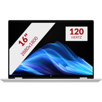 HP OmniBook X FlipNGAI 16-as0020nd 16" Copilot+ 2-in-1 laptop Zilver | Core Ultra 7 258V | Intel Arc 140V | 32 GB | 1 TB SSD | Touch