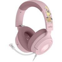 Razer Kraken V4 X – Pokémon Pikachu & Eevee Edition over-ear gaming headset Roze, Pc, PlayStation 5, Nintendo Switch
