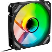 Sharkoon SHARK Mirror RGB PWM REVERSE case fan Zwart, 4-pin PWM