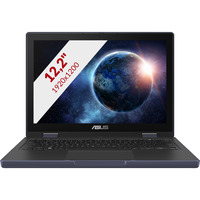 ASUS BR1204FGA-R90068XA 12.2" 2-in-1 laptop Zwart/grijs | N100 | UHD Graphics | 8 GB | 128 GB Flash | Touch