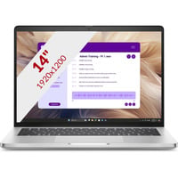 Dell Pro 14 Plus PB14250 14"  Copilot+ laptop Aluminium | Core Ultra 7 266V | Arc Graphics 140V | 16 GB | 512 GB SSD