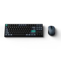 Keychron B33 Keyboard and BM25 Mouse Wireless Combo, desktopset Zwart, US lay-out, Scissor switches, 80% TKL, ABS, USB-C | 2.4 GHz | Bluetooth, 400-2400 Dpi