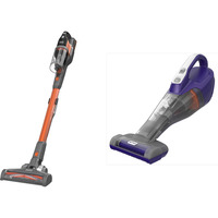 BLACK+DECKER 18V 4IN1 PowerSeries Extreme steelstofzuiger + 12V PET Kruimeldief met dierenborstel Bundel Grijs/oranje
