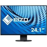EIZO Flexscan EV2456-BK Refurbished 24.1" monitor Zwart, 1x HDMI, 1x DisplayPort, VGA, USB-A, USB-B
