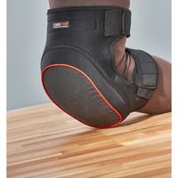 Kneetek SAFETEK KevSafeSoft kniebescherming Zwart/rood