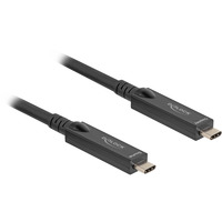 DeLOCK Actieve optische USB-C kabel Zwart, 8 meter, 8K